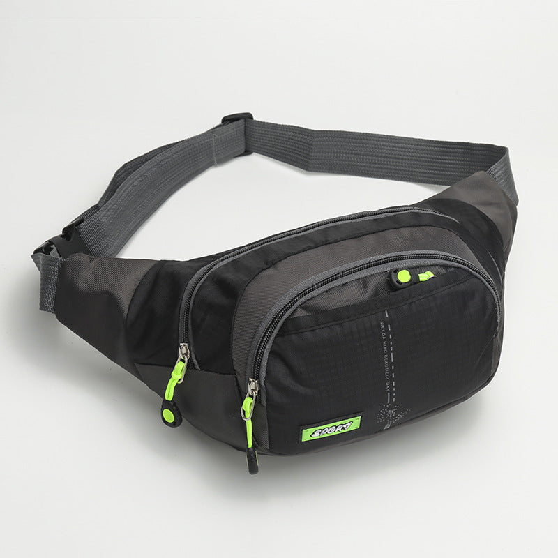 Wholesale Outdoor mountaineering multifunctional men's and women's running waist bag leisure travel waterproof crossbody chest bag